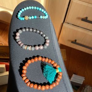 Three bracelets